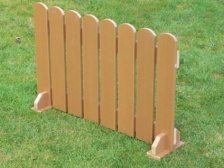Picket Fence Panels Recycled Plastic Wood